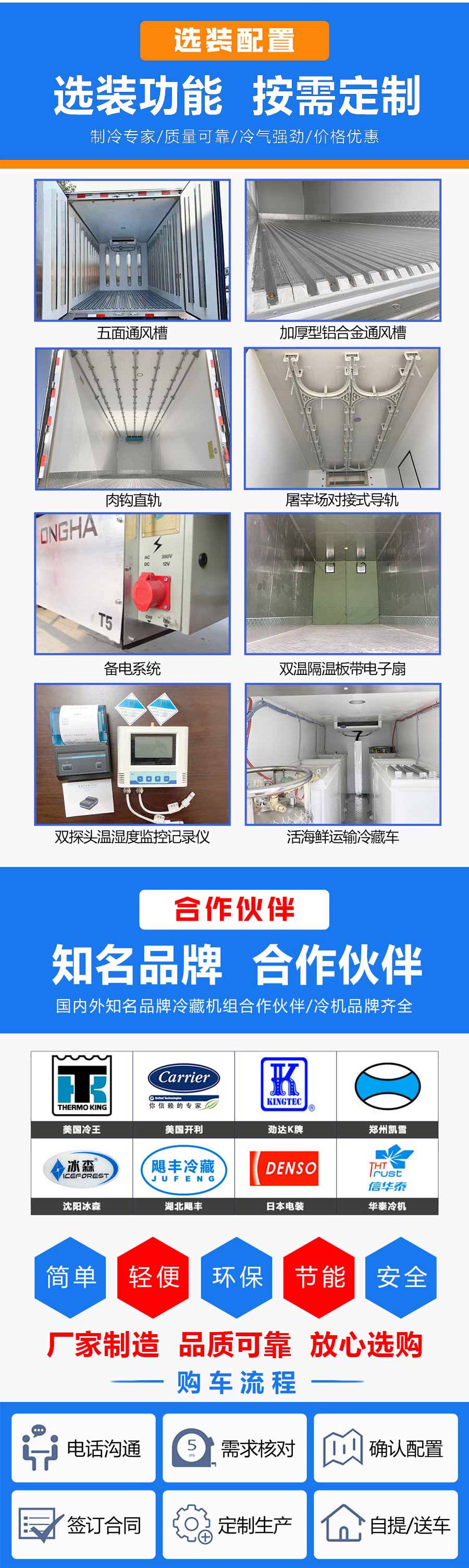 國六 慶鈴五十鈴KV100藍牌冷藏車(chē)